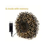 2000 Χριστουγεννιάτικα λαμπάκια σε σειρά εσωτερικού/εξωτερικού χώρου