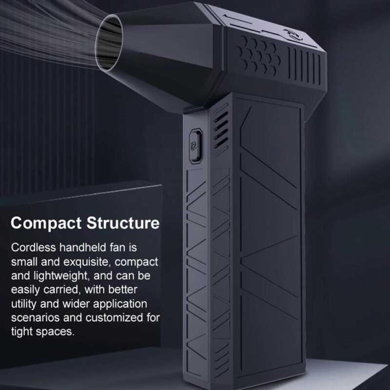 X3 mini turbo επαναφορτιζόμενος φυσητήρας χειρός 130000RPM - Image 3