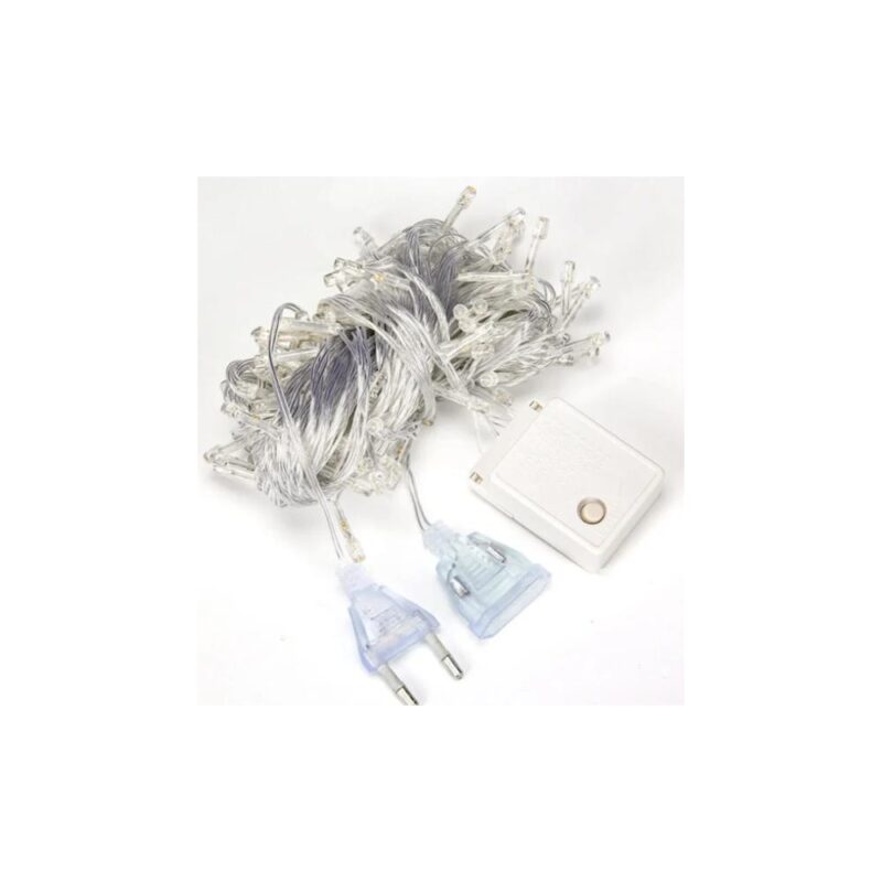 Χριστουγεννιάτικη κουρτίνα λαμπάκια 6m x 0.6m