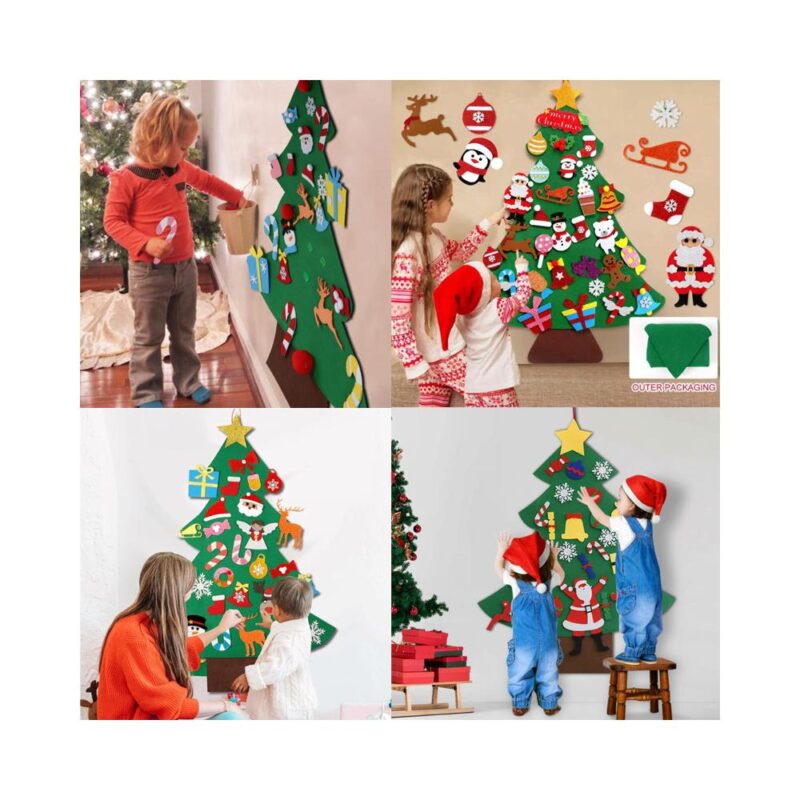 Παιδικό Χριστουγεννιάτικο Δέντρο από Τσόχα (3)