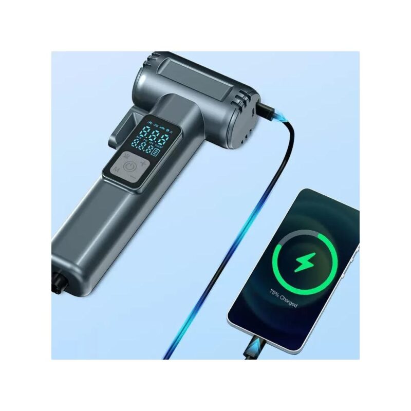 MDHL Τρόμπα αυτοκινήτου 150PSI επαναφορτιζόμενη 12V με λειτουργία powerbank MD-9170 - Image 3