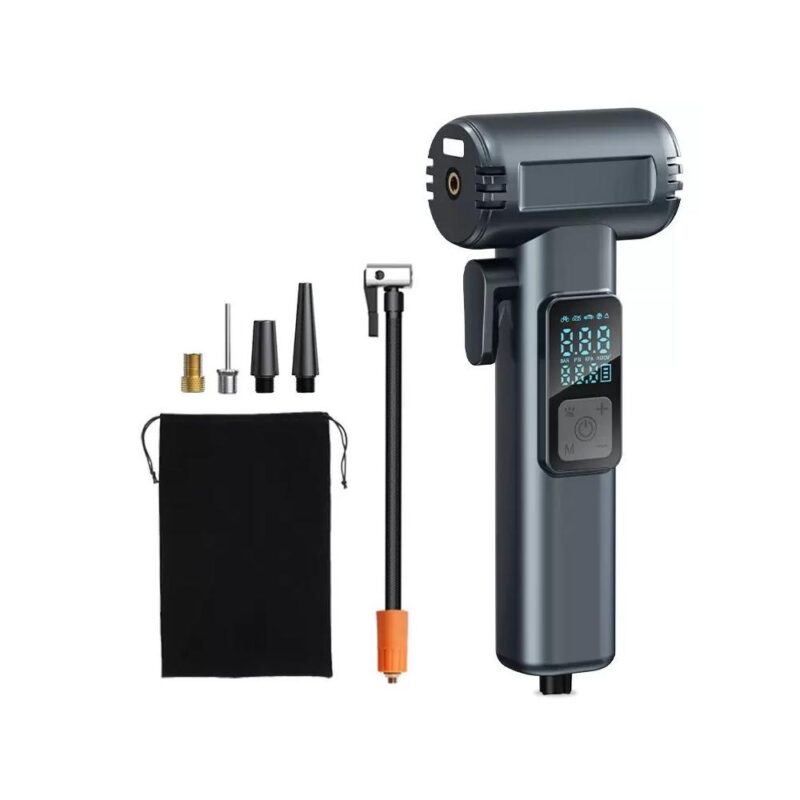 MDHL Τρόμπα αυτοκινήτου 150PSI επαναφορτιζόμενη 12V με λειτουργία powerbank MD-9170 - Image 4