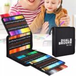 Σετ επαγγελματικοί μαρκαδόροι ζωγραφικής Double-sided highlights 120τμχ