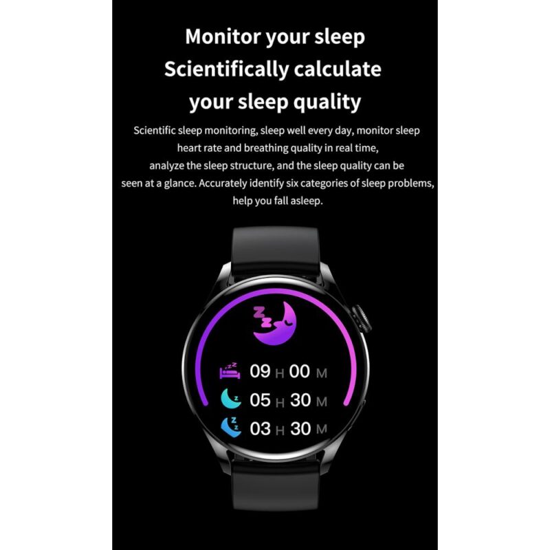 Smartwatch με ελληνικό μενού και NFC Μαύρο - Image 13