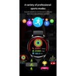 Smartwatch με ελληνικό μενού και NFC Μαύρο - Image 4