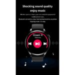 Smartwatch με ελληνικό μενού και NFC Μαύρο - Image 6