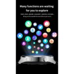 Smartwatch με ελληνικό μενού και NFC Μαύρο - Image 9