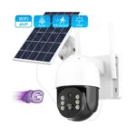 Ηλιακή κάμερα JORTAN με υποδοχή SIM 4G, με αισθητήρες κίνησης, νυχτερινή όραση, ενσωματωμένο μικρόφωνο και ηχείο