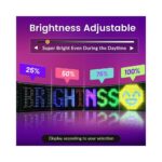 Εύκαμπτη LED πινακίδα RGB Bluetooth με κινούμενες εικόνες και κείμενο μέσω εφαρμογής - Image 3