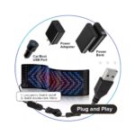 Εύκαμπτη LED πινακίδα RGB Bluetooth με κινούμενες εικόνες και κείμενο μέσω εφαρμογής - Image 4