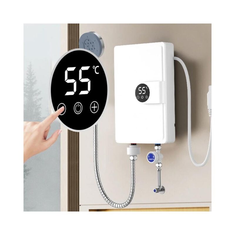 Επιτοίχιος ταχυθερμοσίφωνας με οθόνη αφής 5500W - Image 2