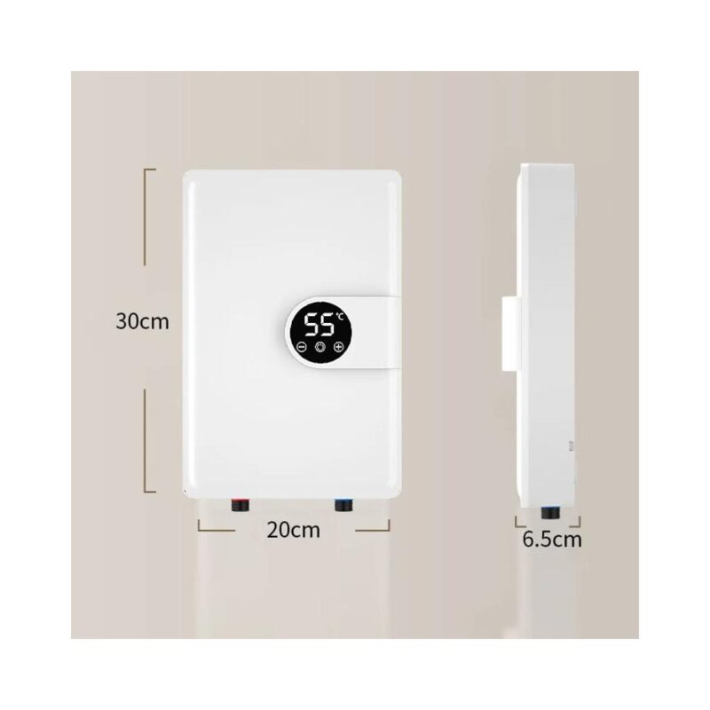 Επιτοίχιος ταχυθερμοσίφωνας με οθόνη αφής 5500W - Image 3