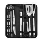 Σετ εργαλείων BBQ από ανοξείδωτο ατσάλι με θήκη 18 τμχ