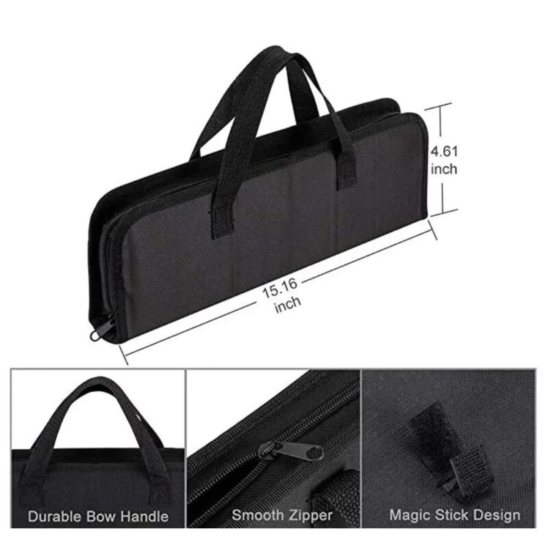 Σετ εργαλείων BBQ από ανοξείδωτο ατσάλι με θήκη 18 τμχ - Image 3