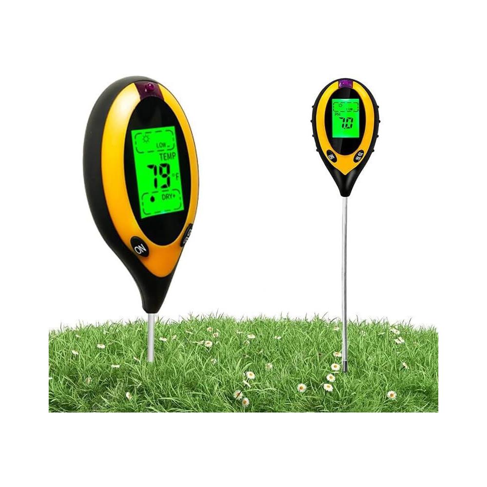 Ψηφιακός πολυμετρητής 4 σε 1 (pH, Υγρασία, Ακτινοβολία και Θερμοκρασία εδάφους) Ψηφιακός πολυμετρητής 4 σε 1 (pH, Υγρασία, Ακτινοβολία και Θερμοκρασία εδάφους)