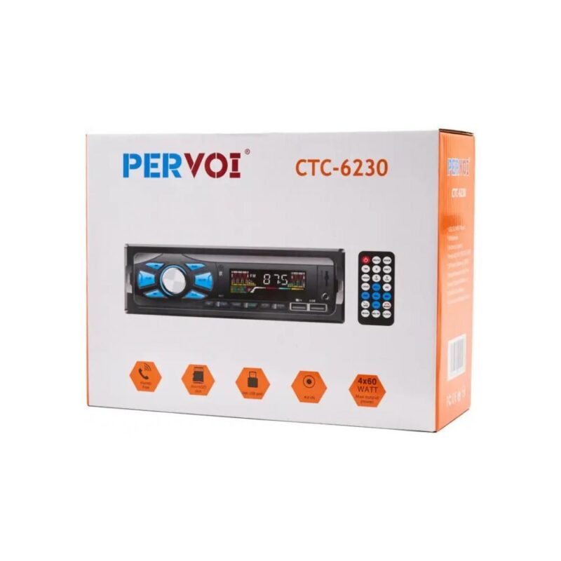 Ηχοσύστημα αυτοκινήτου MP3 player Pervoi CTC-6230 μαύρο