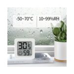 Επιτραπέζιο ψηφιακό ρολόι & θερμόμετρο Hoco 2in1 - Image 4