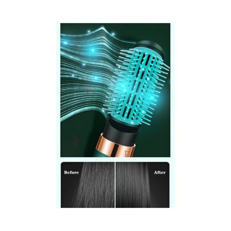 Ηλεκτρική βούρτσα Kemei με αέρα για ίσιωμα και μπούκλες 3in1 - Image 4