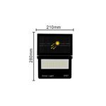 Αδιάβροχος ηλιακός προβολέας τοίχου LED 200W ψυχρό λευκό - Image 3