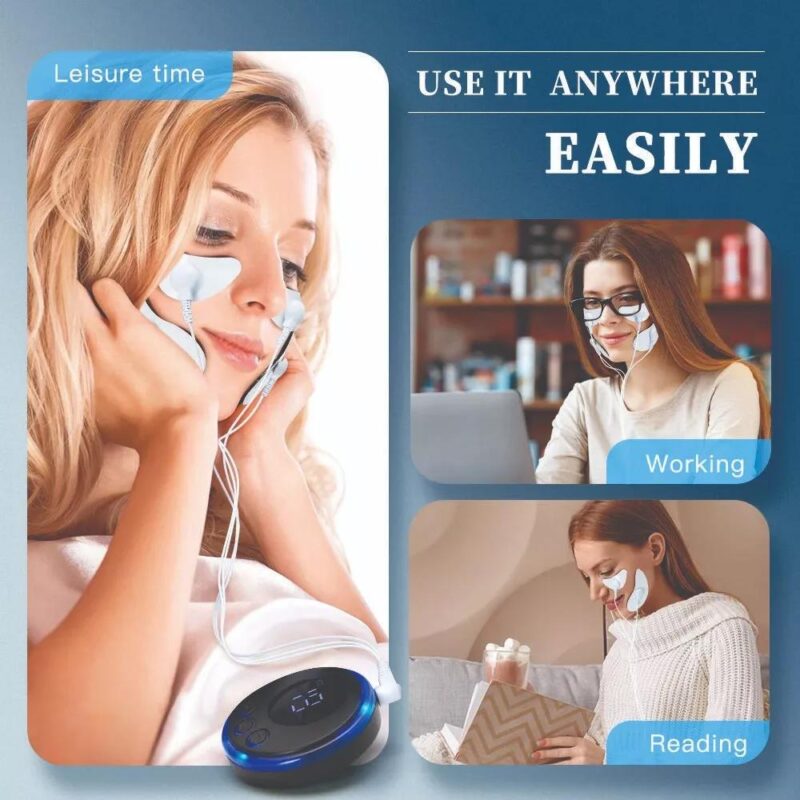 Συσκευή μασάζ προσώπου EMS για αφαίρεση ρυτίδων και σύσφιξη - Image 7