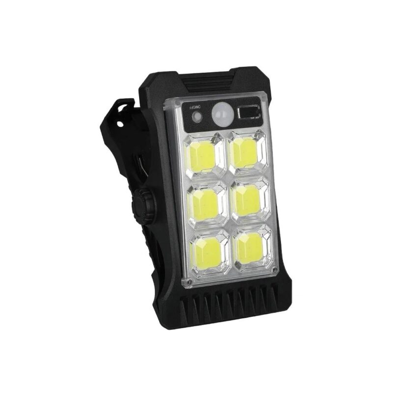 Ηλιακό φωτιστικό LED με κλιπ και αισθητήρα κίνησης