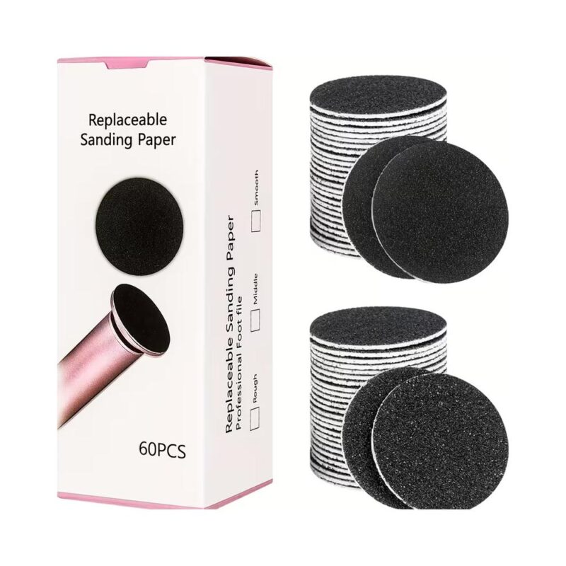 Σετ ανταλλακτικά αυτοκόλλητα για δίσκο πεντικιούρ 60τμχ