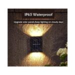 Ηλιακό φωτιστικό LED επιτοίχιο με ενσωματωμένο πάνελ - Image 5