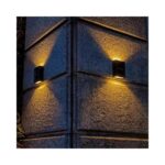 Ηλιακό φωτιστικό LED επιτοίχιο με ενσωματωμένο πάνελ - Image 3