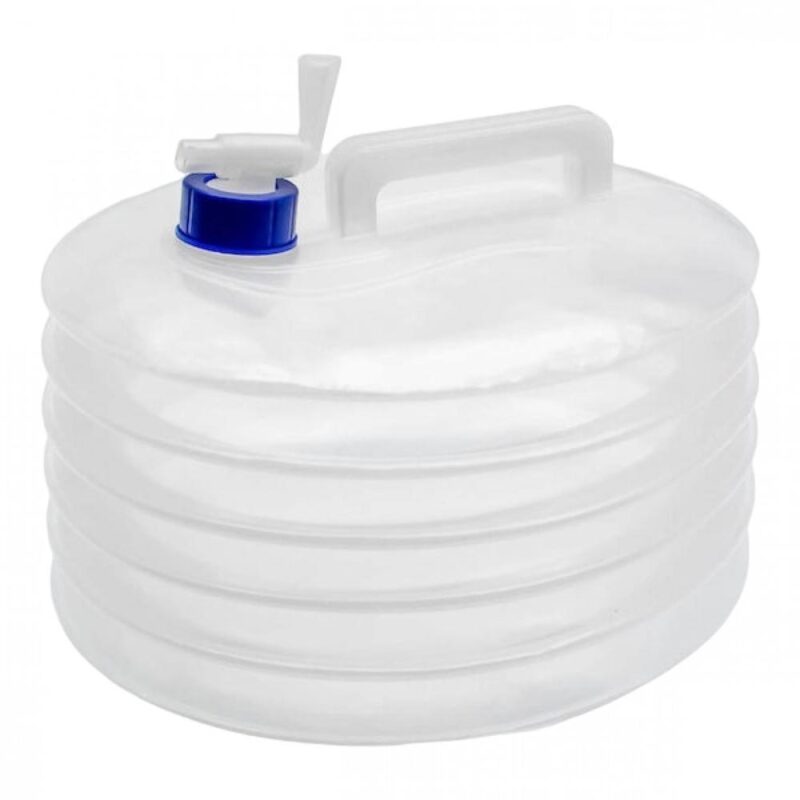 Πτυσσόμενο πλαστικό δοχείο νερού με βρυσάκι 15lt