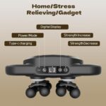 Ηλεκτρική συσκευή μασάζ 12 κεφαλών με 9 επίπεδα έντασης και αντιολισθητική λαβή - Image 6