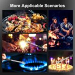 Επαναφορτιζόμενος ηλεκτρικός αναπτήρας BBQ με USB – Μαύρος - Image 2