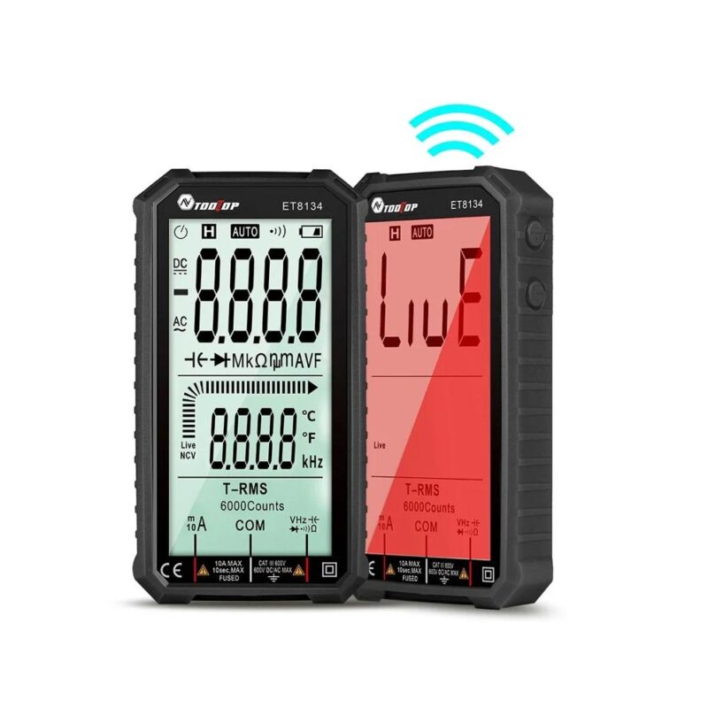 Ψηφιακό πολύμετρο με μέτρηση AC / DC / Αντίστασης / Χωρητικότητας / Θερμοκρασίας ET8134 - Image 3