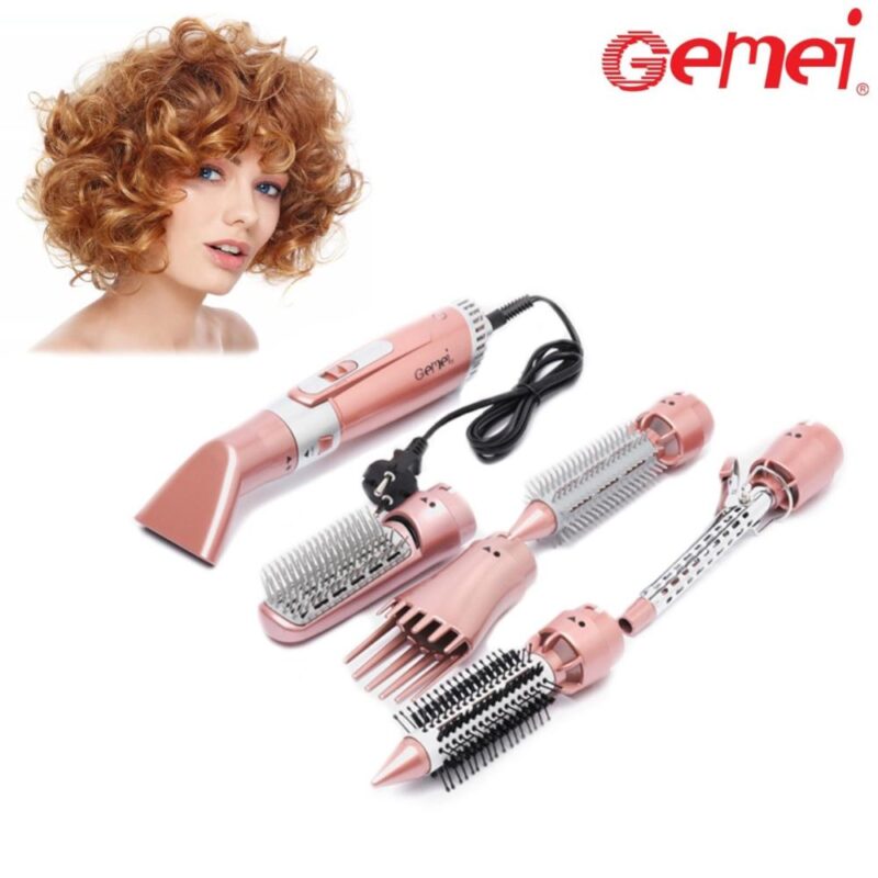 Ηλεκτρική βούρτσα-πιστολάκι μαλλιών 7in1 GEMEI-4831