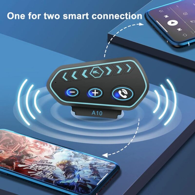 Μονή ενδοεπικοινωνία κράνους με Bluetooth A10 - Image 4