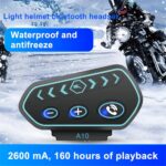 Μονή ενδοεπικοινωνία κράνους με Bluetooth A10 - Image 5