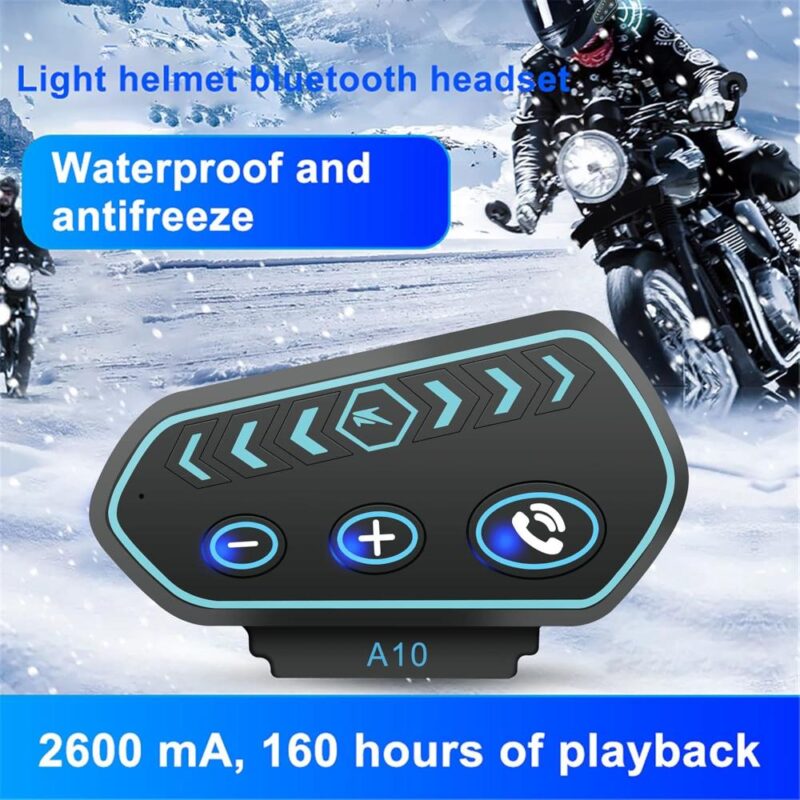 Μονή ενδοεπικοινωνία κράνους με Bluetooth A10 - Image 5