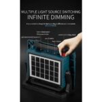 Φορητό φωτιστικό εργασίας πολλαπλών χρήσεων 200W - Image 2