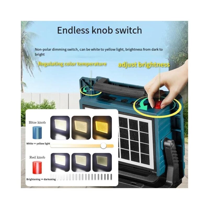 Φορητό φωτιστικό εργασίας πολλαπλών χρήσεων 200W - Image 7