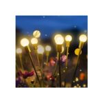 Σετ ηλιακά φωτιστικά κήπου 2τμχ με 6 LED – Θερμό λευκό - Image 2