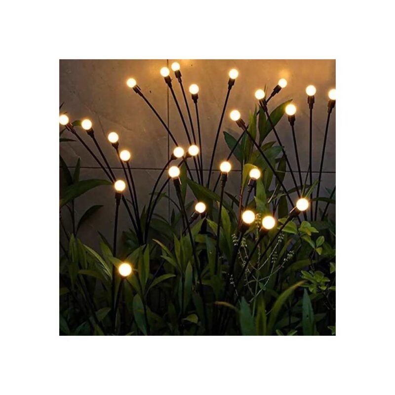 Σετ ηλιακά φωτιστικά κήπου 2τμχ με 6 LED – Θερμό λευκό - Image 3