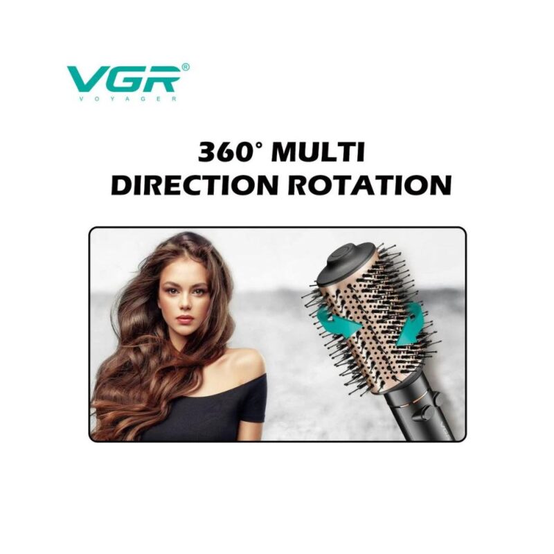VGR V-494 Ηλεκτρική βούρτσα μαλλιών για ίσιωμα & μπούκλες με αέρα 800W - Image 4