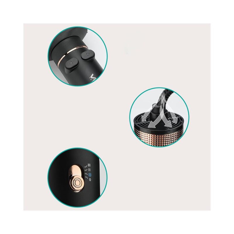 VGR V-494 Ηλεκτρική βούρτσα μαλλιών για ίσιωμα & μπούκλες με αέρα 800W - Image 5