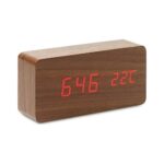 Επιτραπέζιο ρολόι με ημερολόγιο, ξυπνητήρι, LED οθόνη και ένδειξη θερμοκρασίας