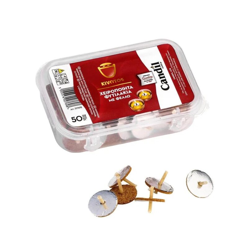 Φυτιλάκια χειροποίητα με φελλό μίας χρήσης