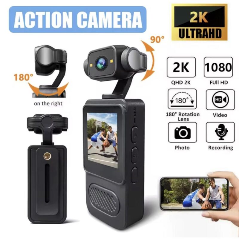 Action Camera Full HD 1080p 360° με oθόνη 1.31″ - Image 5