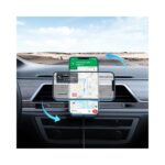 Joyroom Βάση κινητού αυτοκινήτου με μαγνήτη και ασύρματη φόρτιση- Μαύρη - Image 4