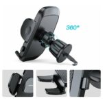 Joyroom Βάση αυτοκινήτου αεραγωγού με ρυθμιζόμενους γάντζους- Μαύρη - Image 2