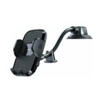 Joyroom Βάση κινητού αυτοκινήτου με βεντούζα και ρυθμιζόμενα άγκιστρα- Μαύρη