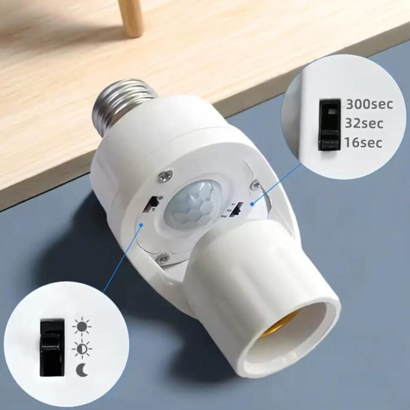 Ντουί λάμπας LED E27 60W με αισθητήρα κίνησης - Image 4