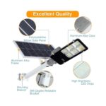 Ηλιακό φωτιστικό LED SMD 400W δρόμου με αισθητήρα φωτός & τηλεχειριστήριο - Image 3